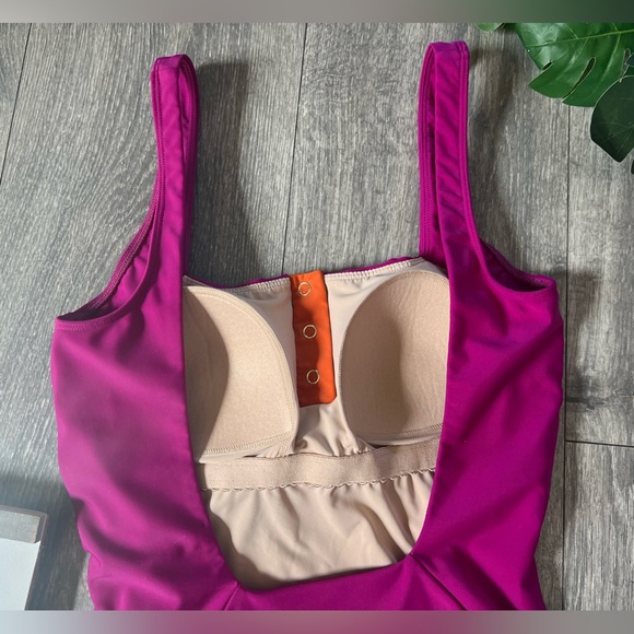 Summersalt The Sailor One Piece Pink w Orange Accent Swimsuit. Size 4 NWOT! - Picture 5 of 11